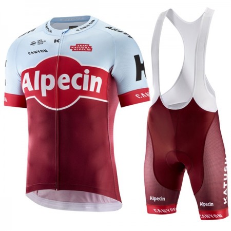 Tenue Cycliste et Cuissard à Bretelles Femme 2018 Team Katusha Alpecin  N001